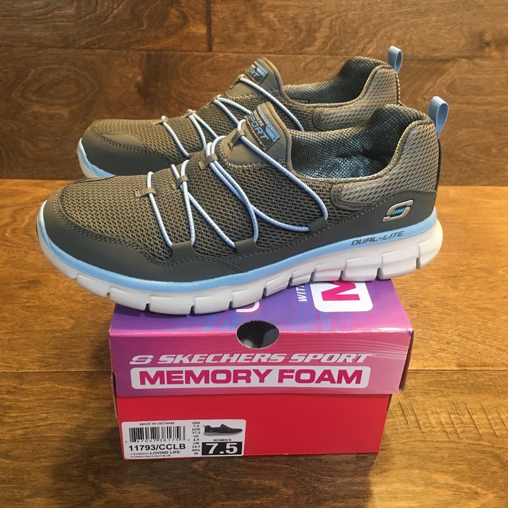 Skechers Sport Slip On Memory Foam Sneakers 7.5